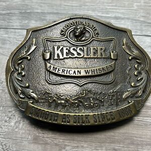 Kessler limited edition American whiskey belt buckle